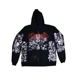 Ghostsupply Left Ghost Mood board v.1 Zip up hoodie horror XL discontinued